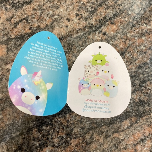 Squishmallows Prim Unicorn 7” - Picture 5 of 5